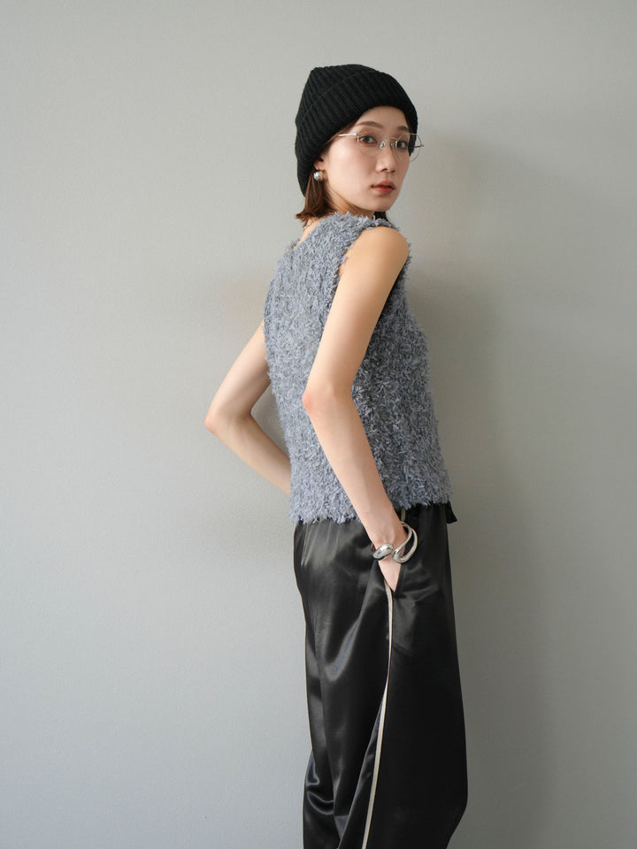 [予約]ニットビーニー/ブラウン