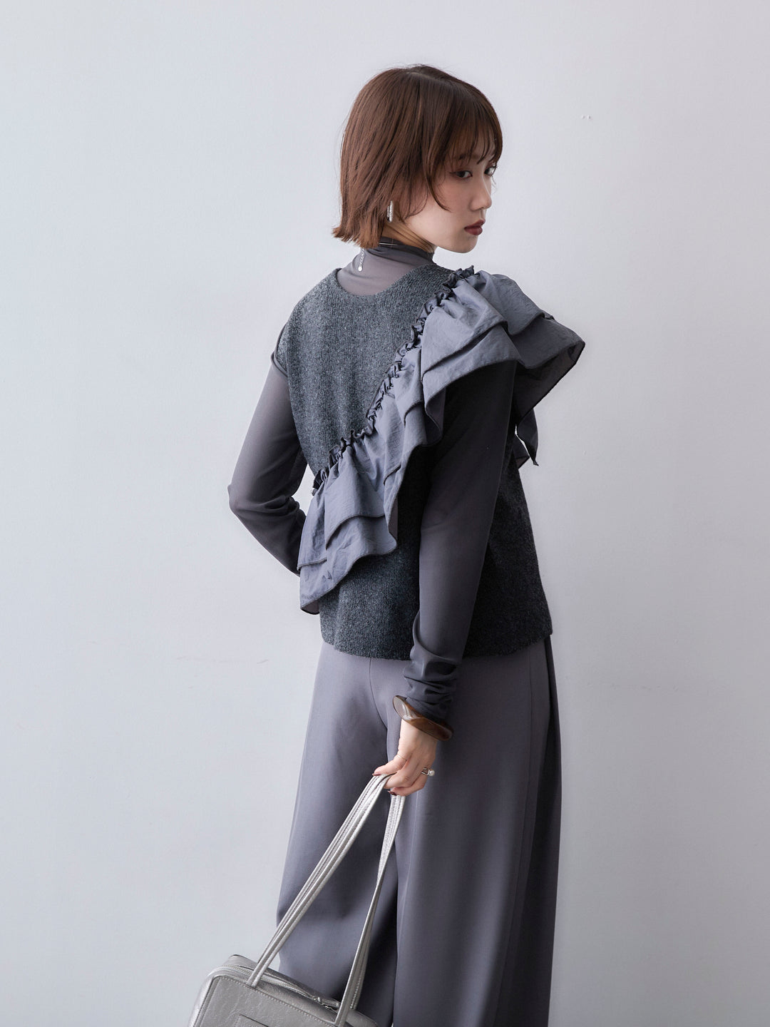[SET]マルチWAYニットベスト+マルチWAYニットベスト(2set)