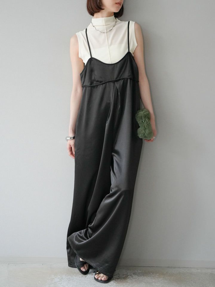 [予約]シアーベロアプチネックノースリーブトップス/アイボリー