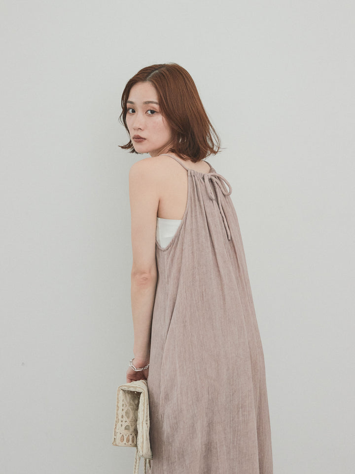 [SET] 不規則染色吊帶裙 + 不規則染色吊帶裙 (2 件套)