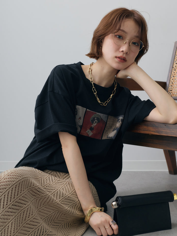 [SET]スリードッグフォトボックスTEE+選べるアクセセット(2set)