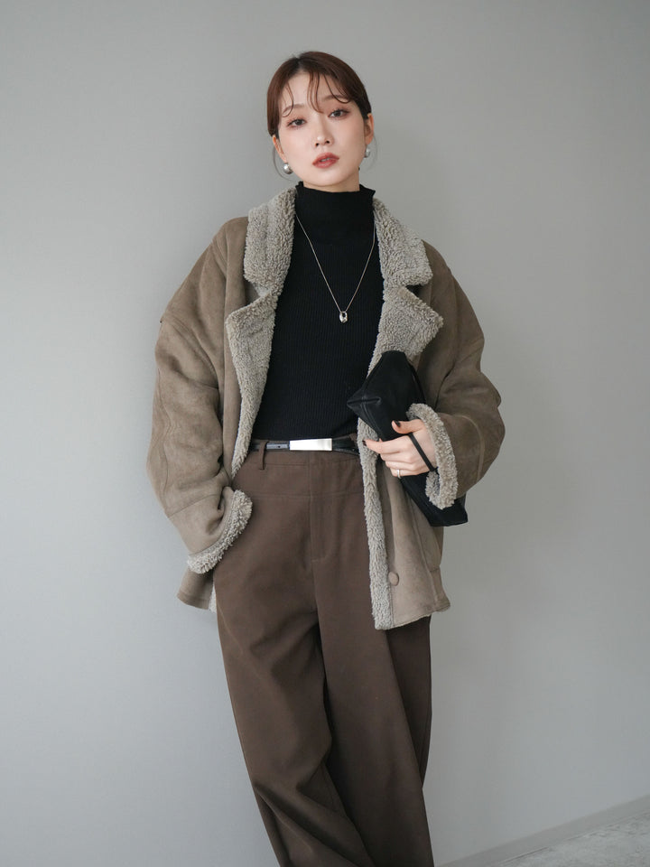 [予約]ムートンボアジャケット/khaki