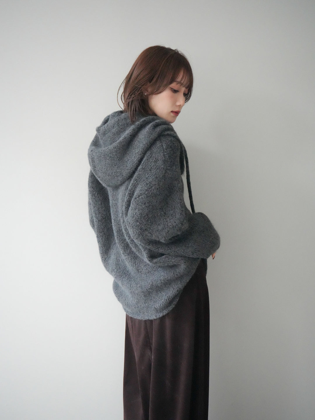 [予約]バラクラバSETニットプルオーバー/darkgray