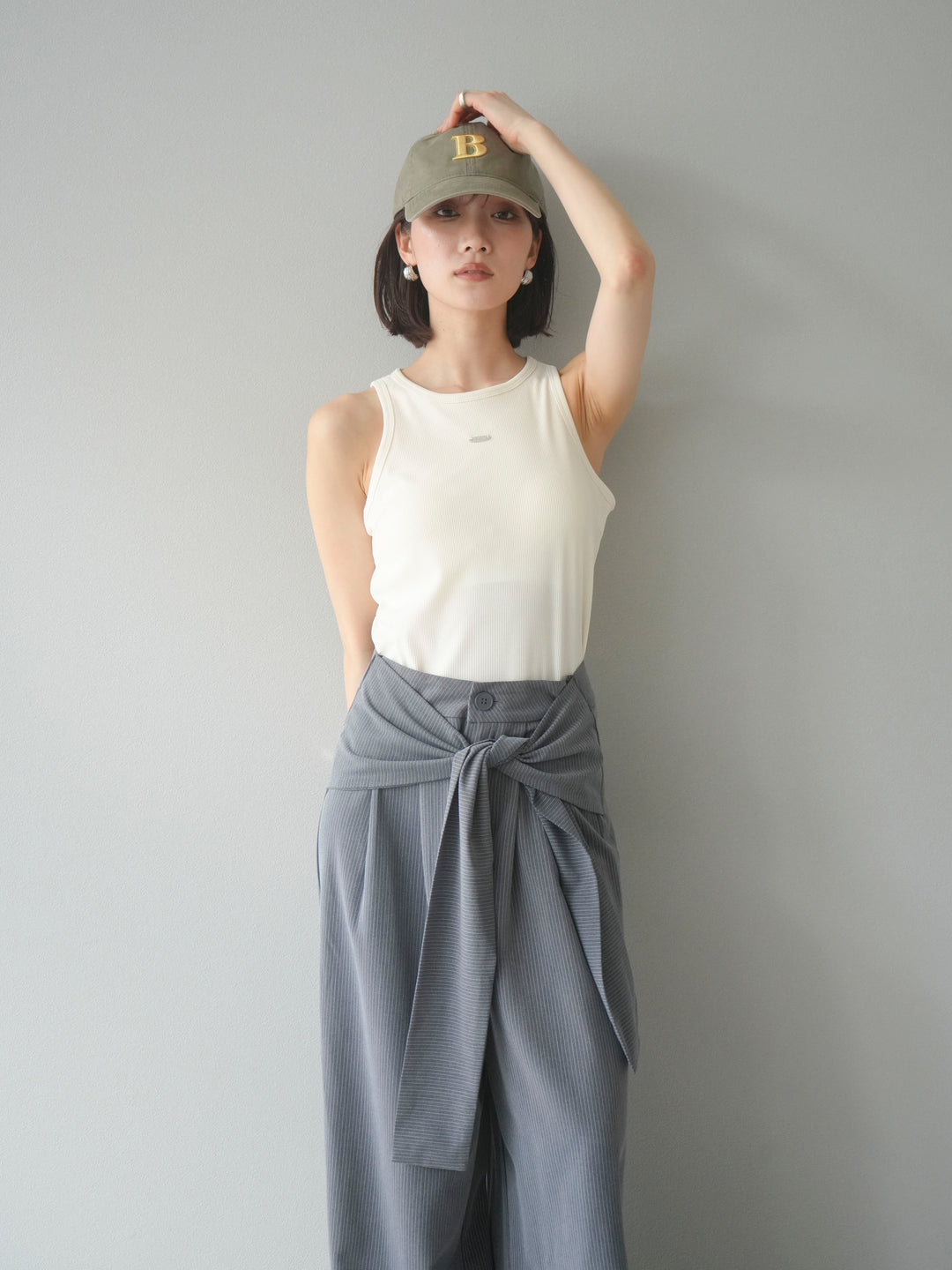 [預訂] 標誌板 American Suri 背心/象牙色