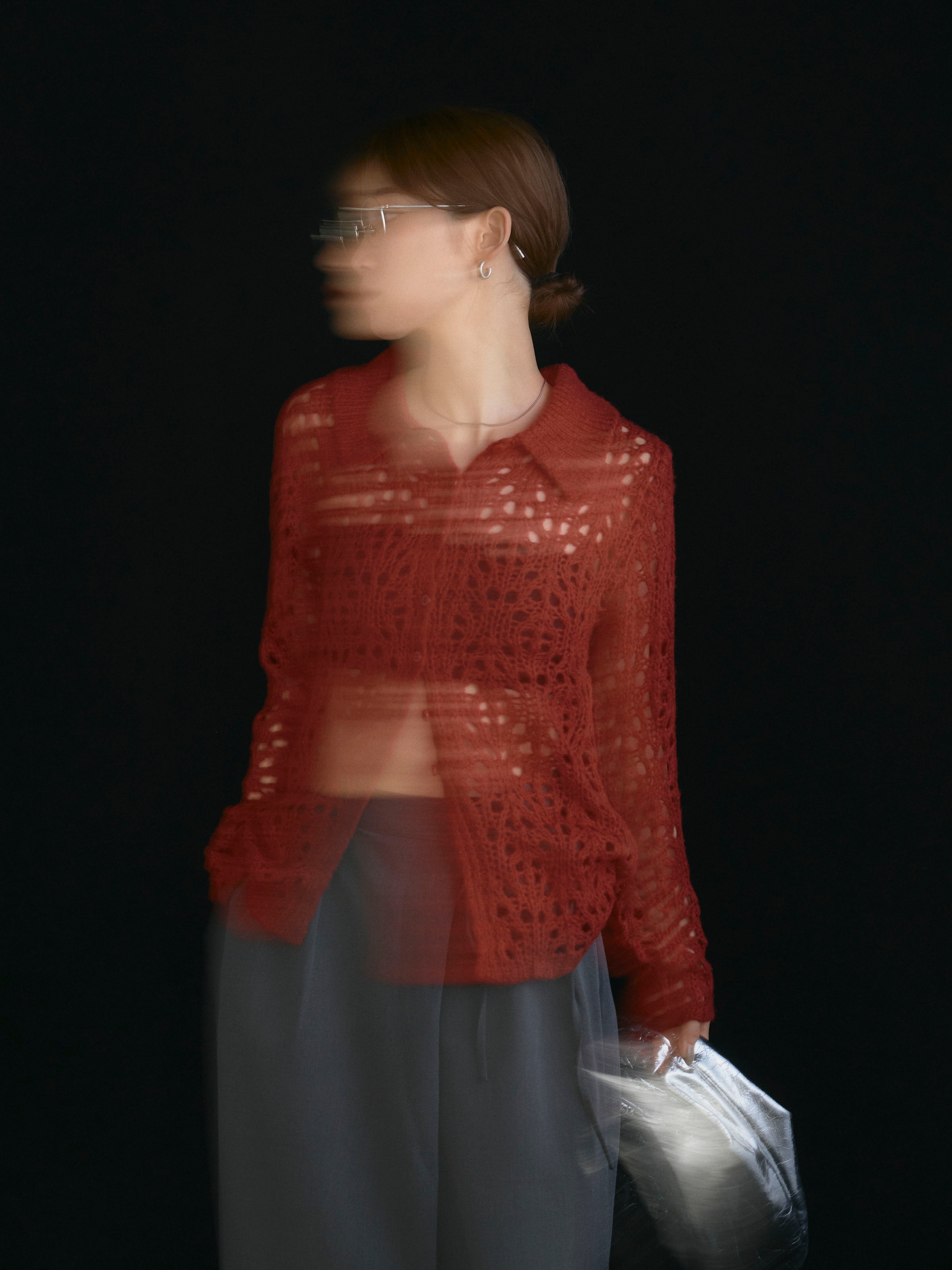 ロージーモンスター　スケスケカーディガン　ライムイエロー　新品 67807273b_b_05_500.jpg