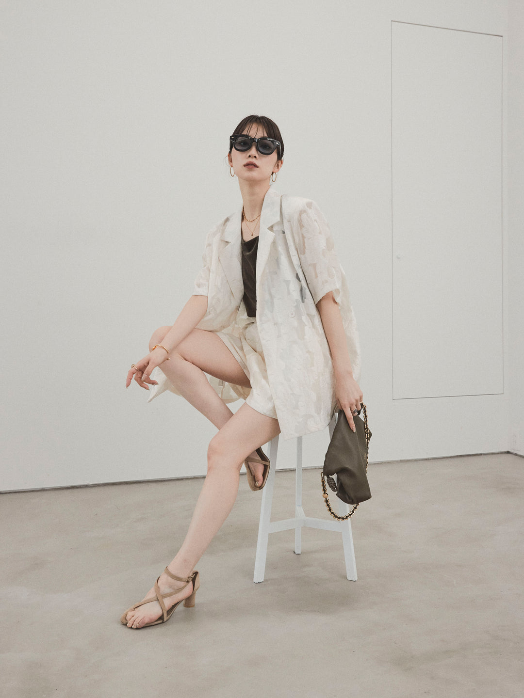 [SET]シアージャガードハーフジャケット＆ハーフパンツSET UP(2set)