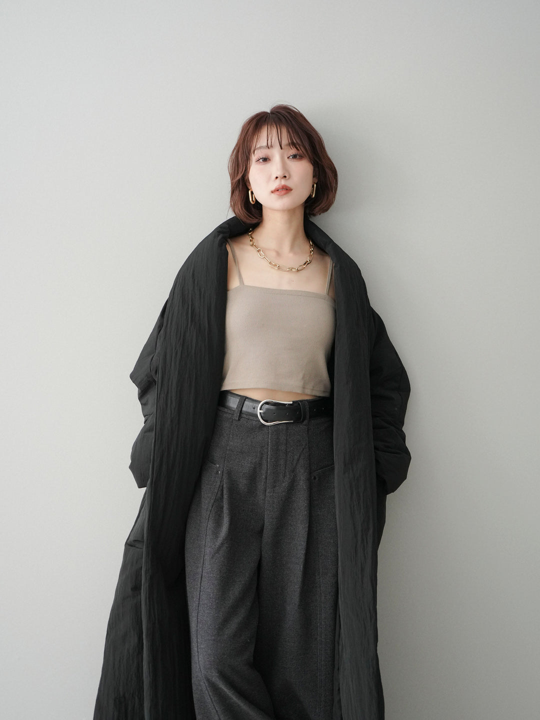 [SET]ロングダウンコート+選べるアクセセット(2set)