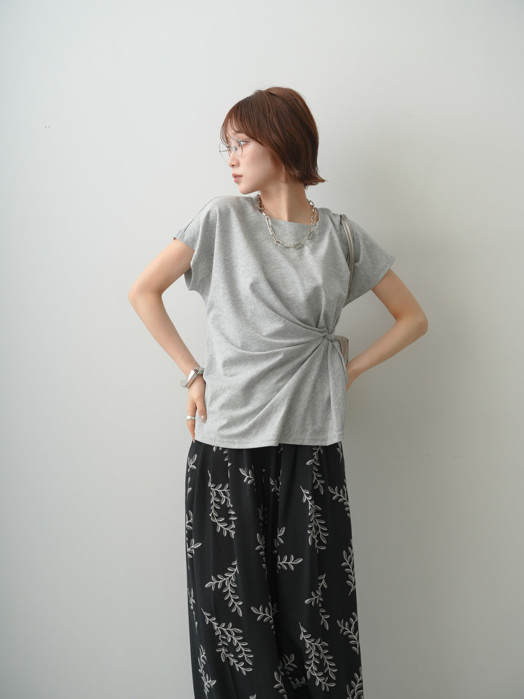 [SET]サイドノットTEE+選べるアクセセット(2set)