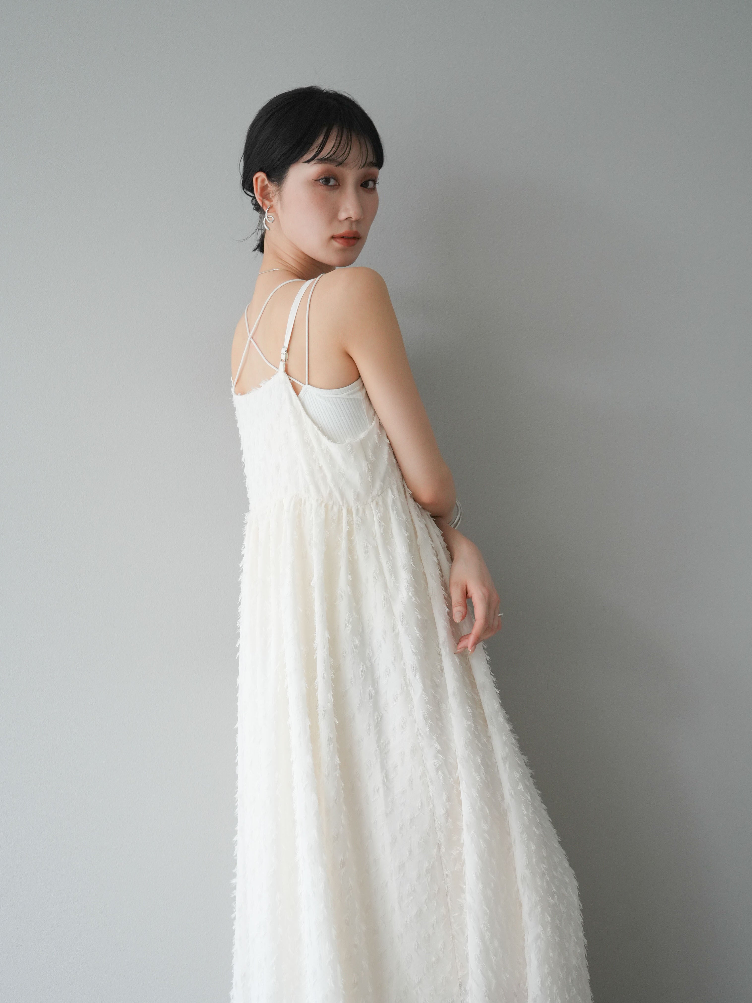 belearmimi ベリアミミ ジャガードプリーツ ワンピース belearmimi ベリアミミ ジャガードプリーツ ワンピース