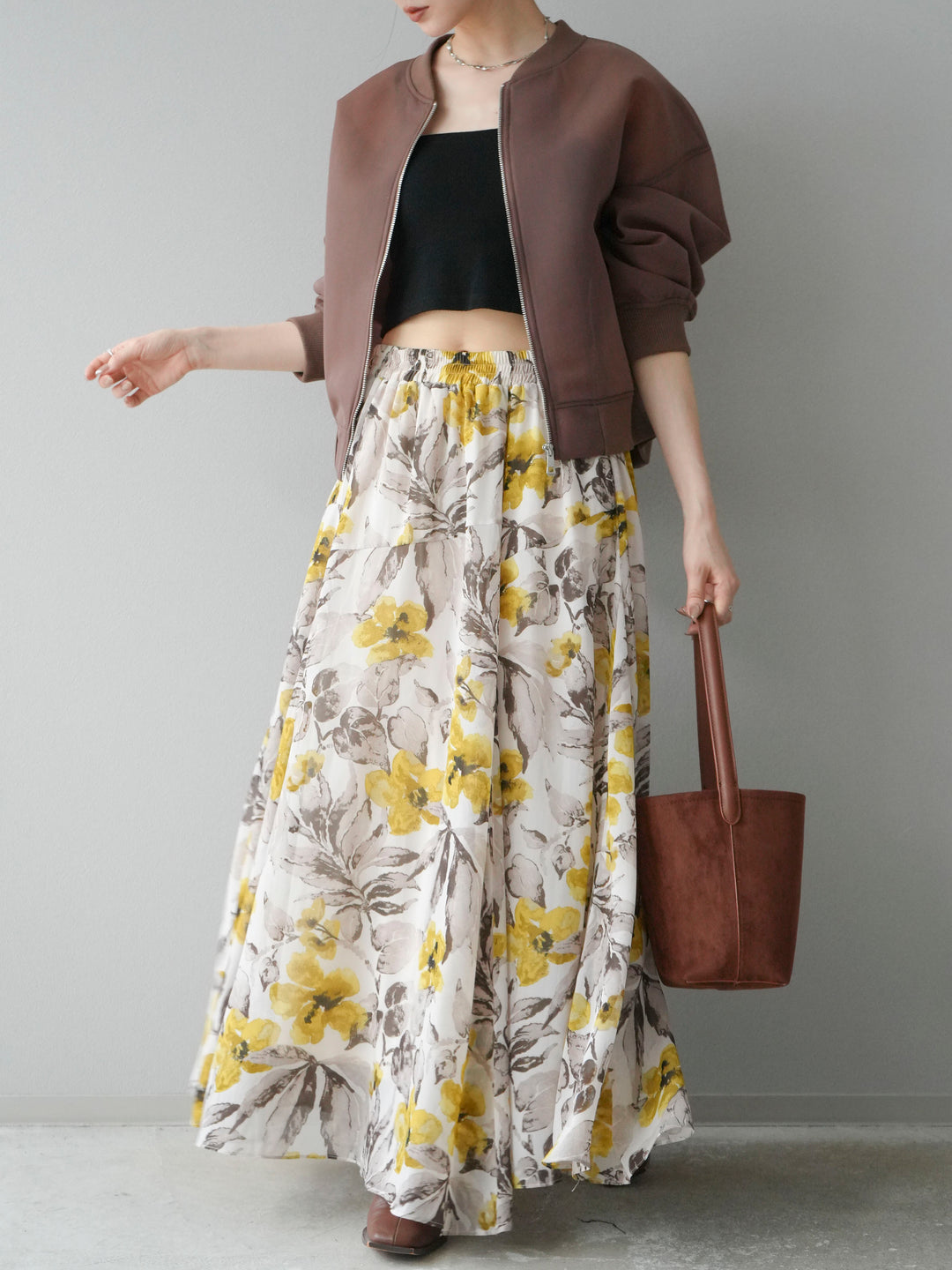 [予約]シアーダンボールボリュームスリーブMA-1/ブラウン