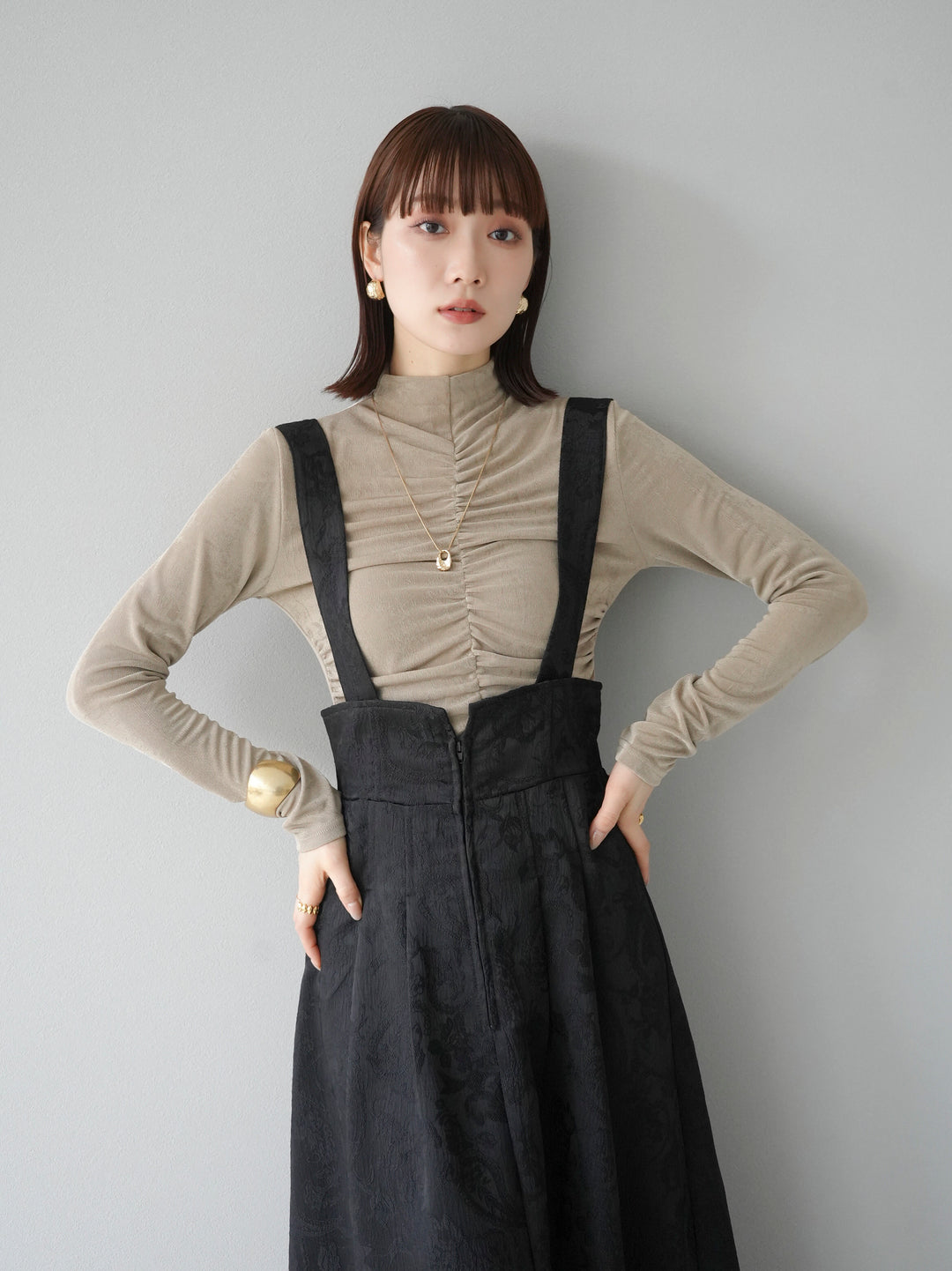 [SET]シャーリングシアートップス+シャーリングシアートップス(2set)