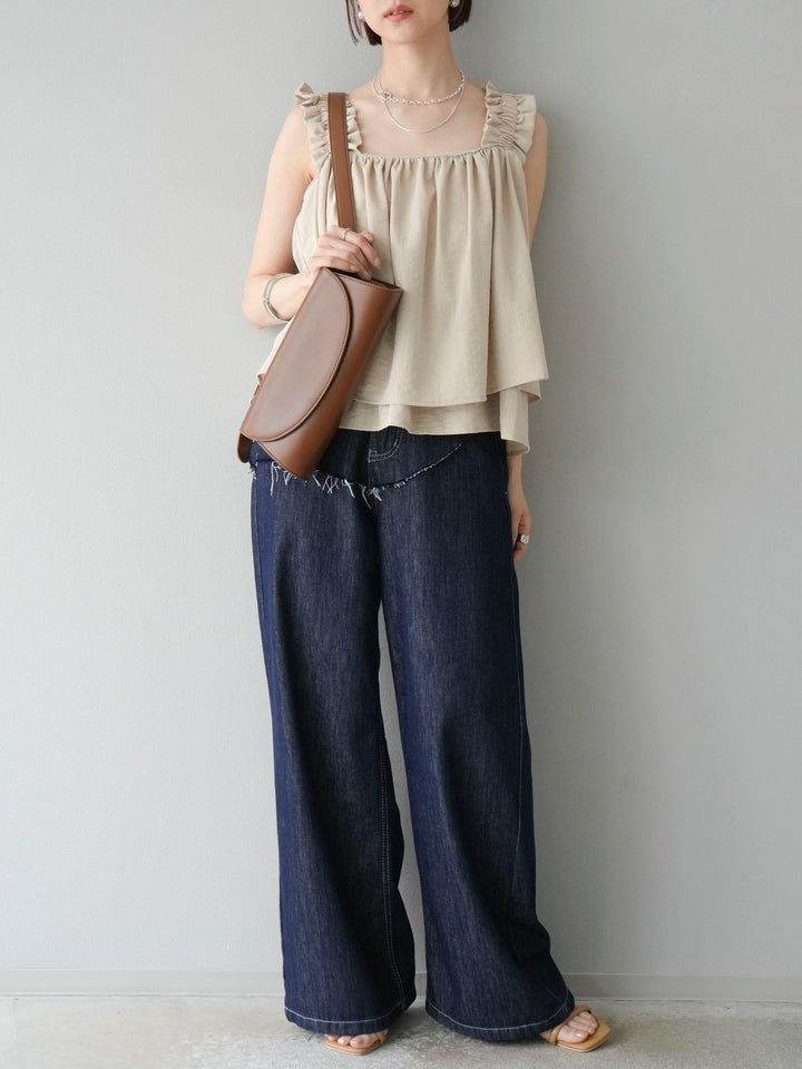 【預購】提臀牛仔褲/深藍色