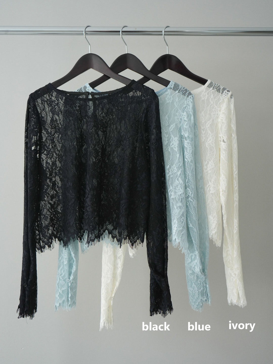 [SET]2WAYスリーブレーストップス+デニム切替スウェットパンツ(2set)