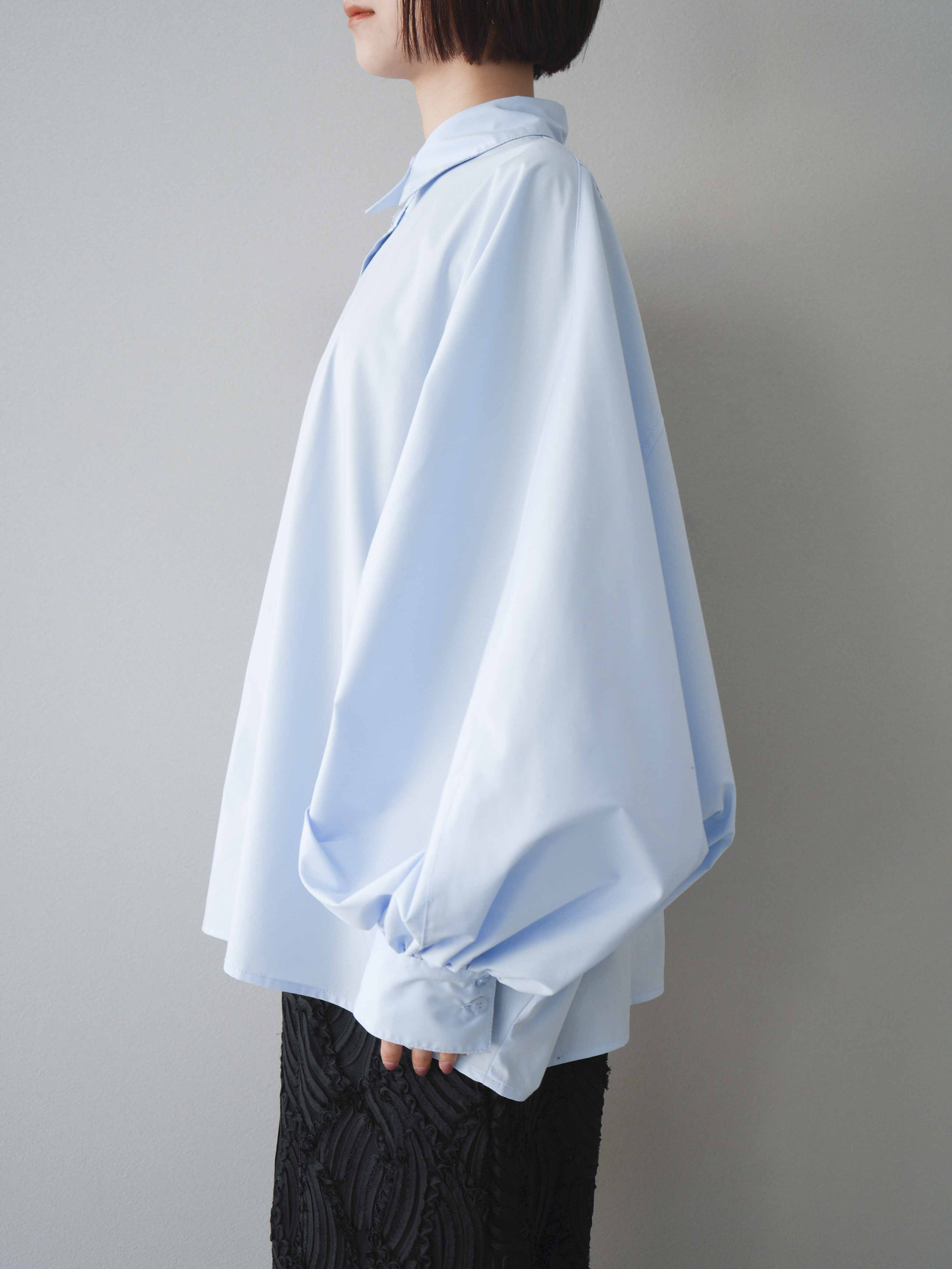 予約]ブロードドルマンシャツ/ライトブルー – Lumier