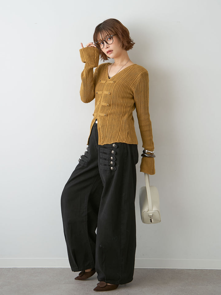 [SET]ナポレオンコットンカーブパンツ+ナポレオンコットンカーブパンツ(2set)
