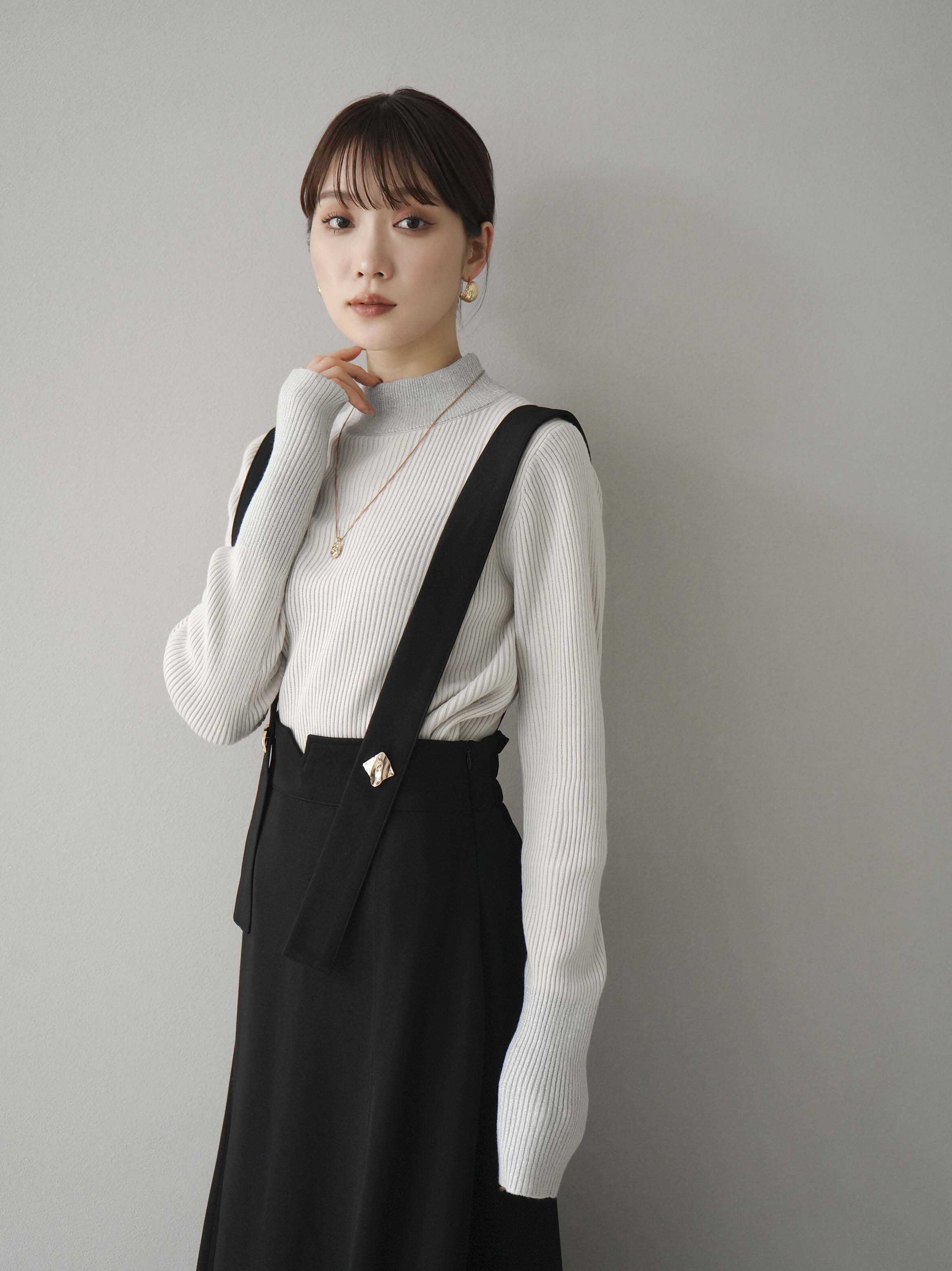 pium ライダースフレアジャンパースカート ライダースフレアジャンパースカート – pium