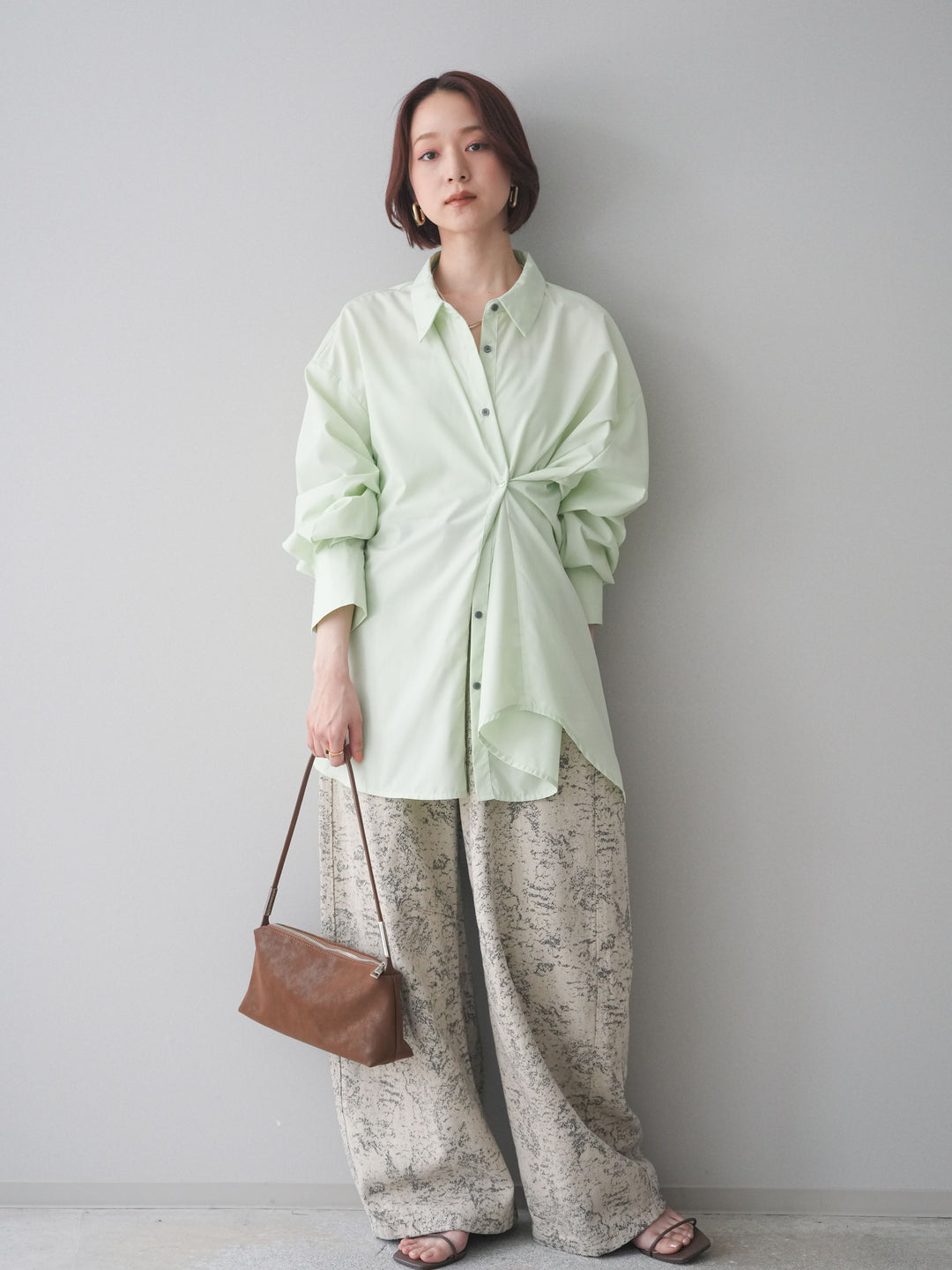 [SET]ジャガードカーブデニムパンツ+ジャガードカーブデニムパンツ(2set)