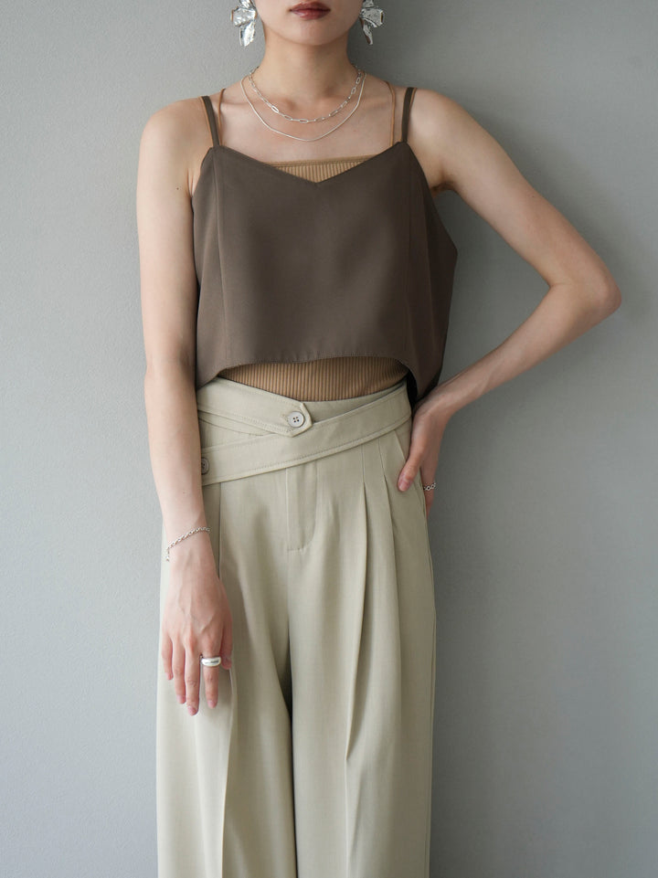 [Pre-order] Back Big Ribbon Bustier/Brown