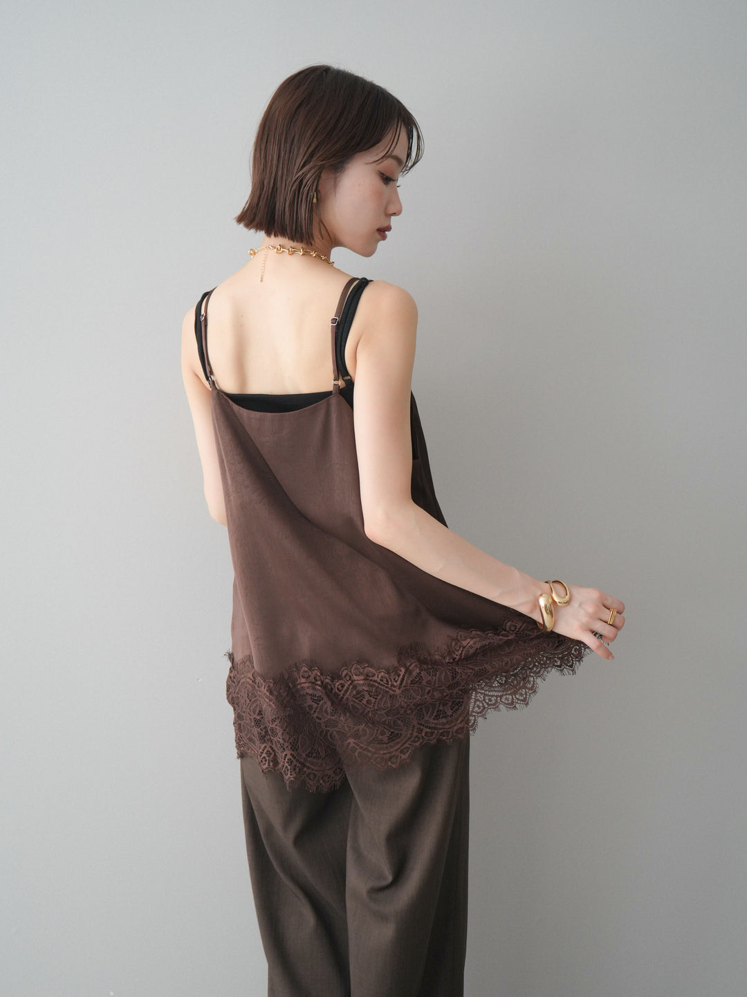 [SET]レーストリムキャミソール+レーストリムキャミソール(2set)