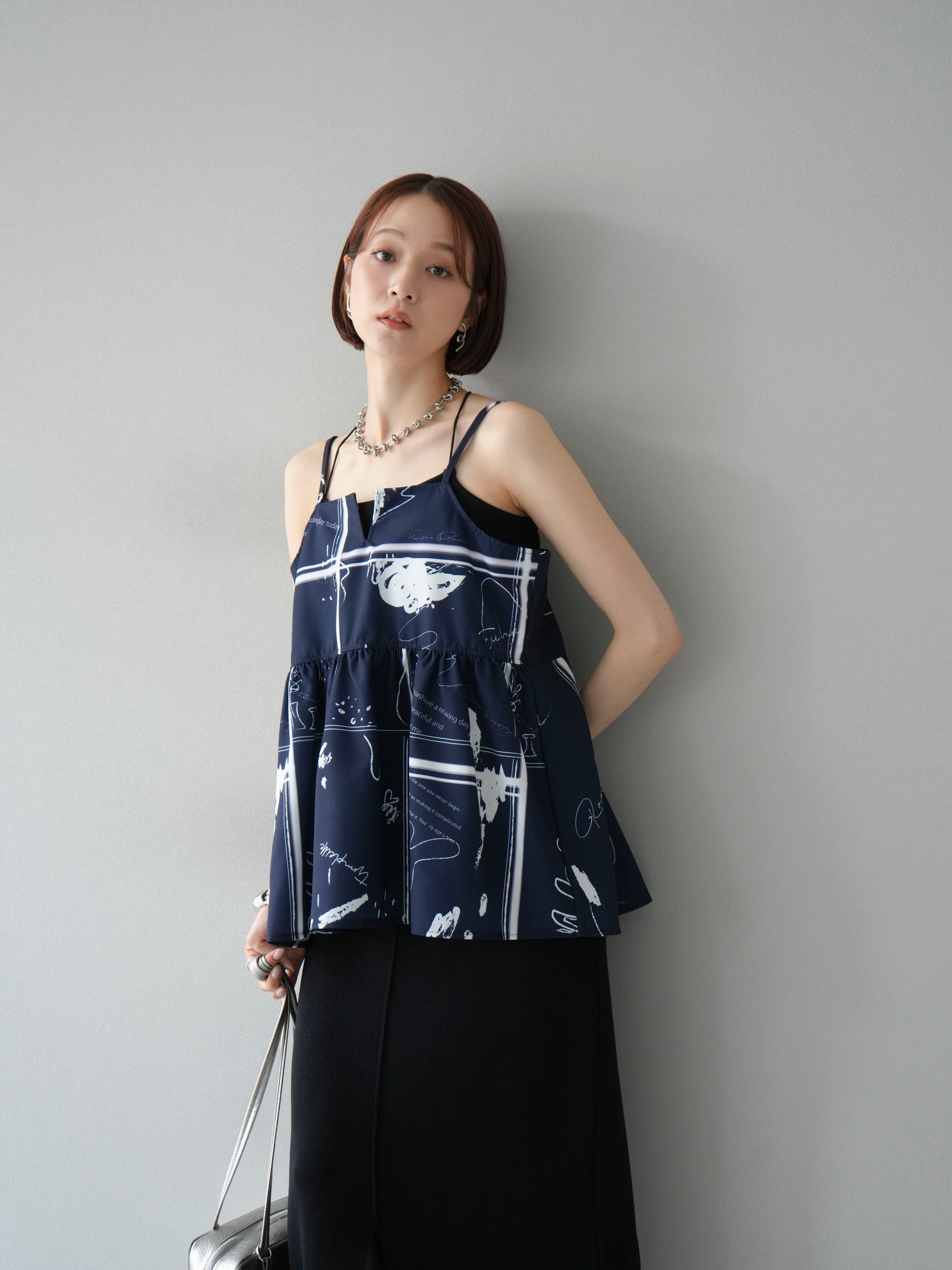 新品未使用　45r Mキャミ　ボーダーネイビー 45R】ニット｜1977年創業、日本の服。丈夫で長持ち、気持ちの