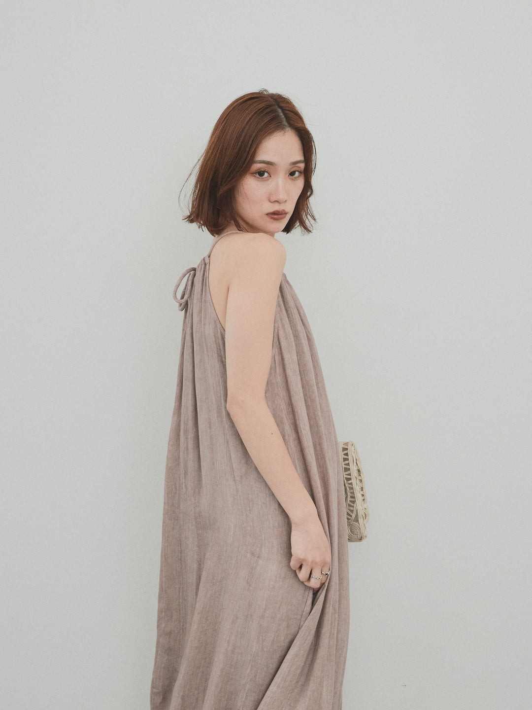 [SET] 不規則染色吊帶裙 + 不規則染色吊帶裙 (2 件套)