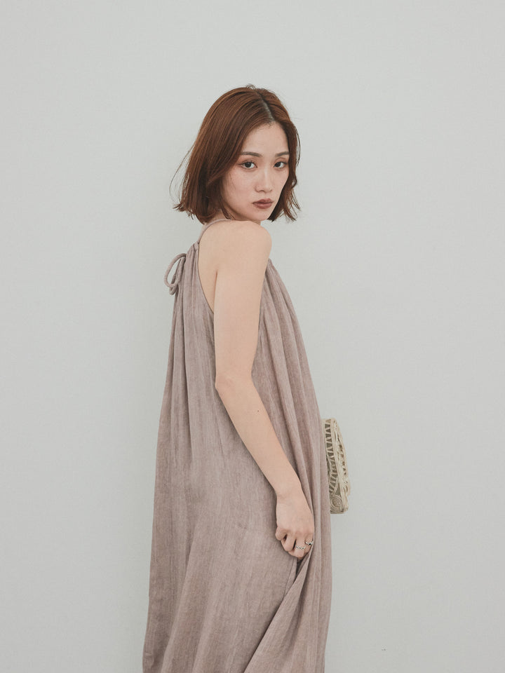 [SET] 不規則染色吊帶裙 + 不規則染色吊帶裙 (2 件套)