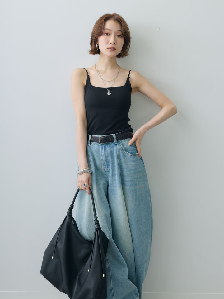 [SET]カップ付バックレースキャミソール+カップ付バックレースキャミソール(2set)