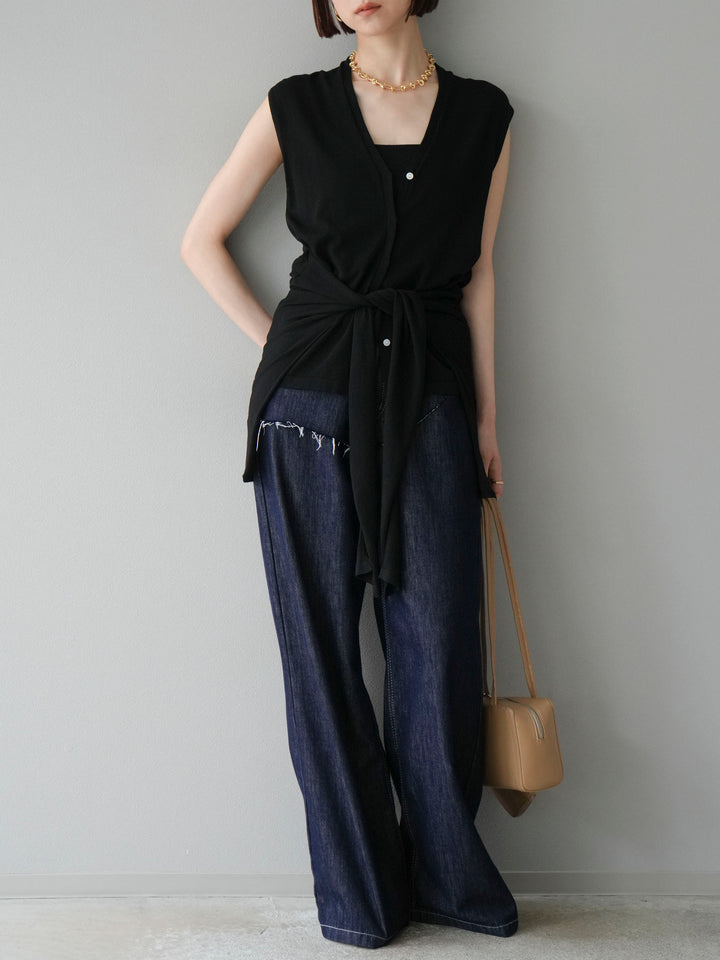 【預購】提臀牛仔褲/深藍色