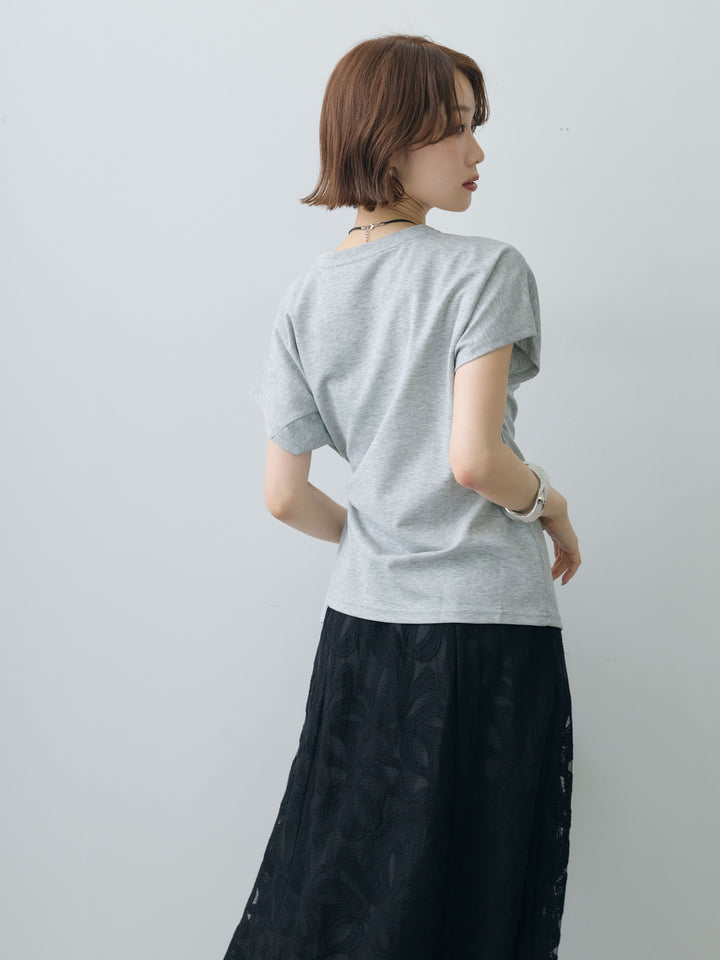 [予約]サイドノットTEE/gray
