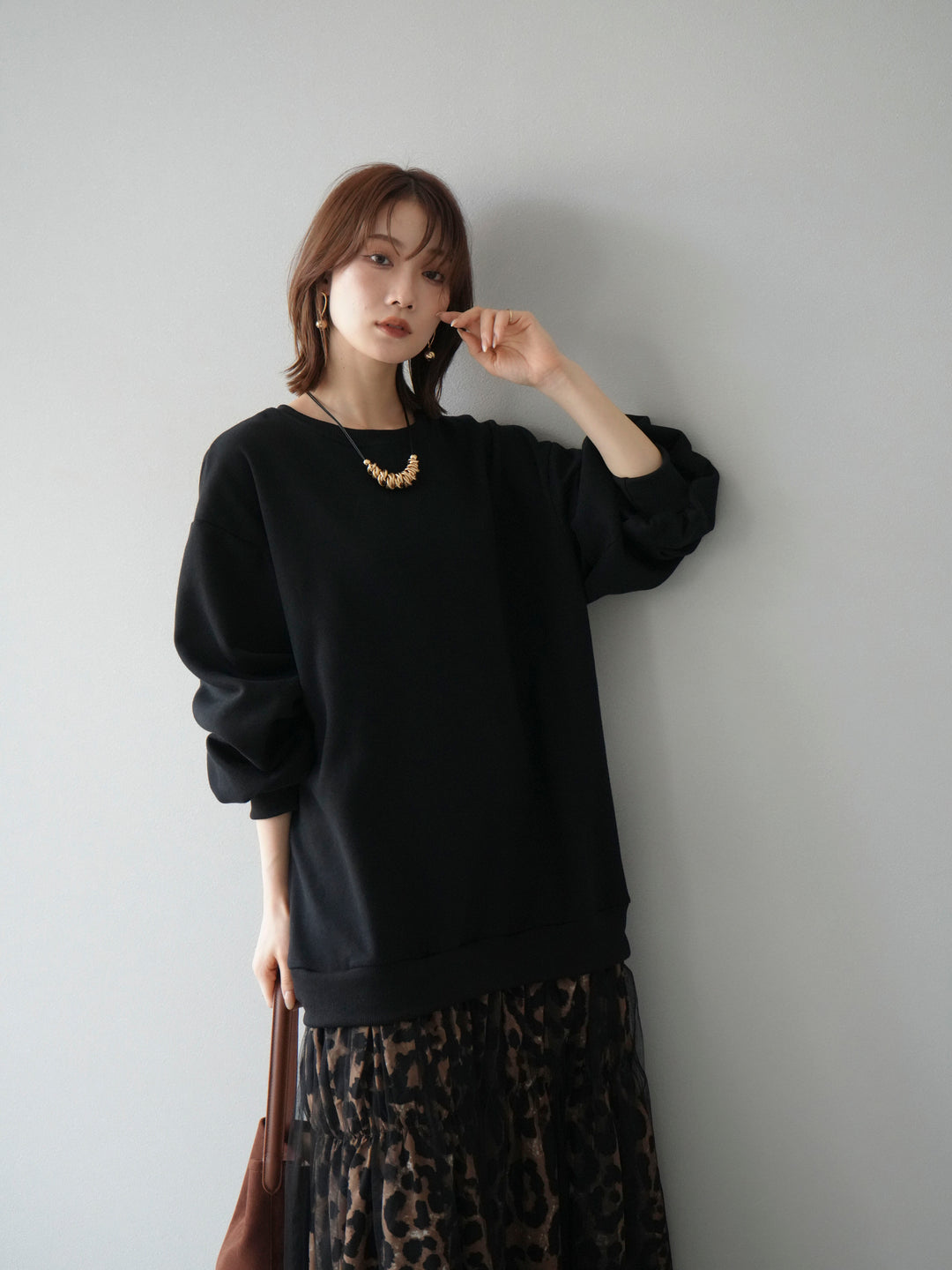 [SET] Sweat Docking 動物印花層疊連身裙 + 可選飾品套裝（2 套）