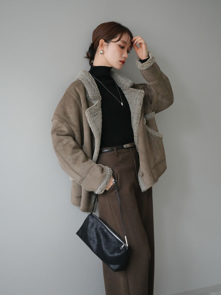 [予約]ムートンボアジャケット/khaki
