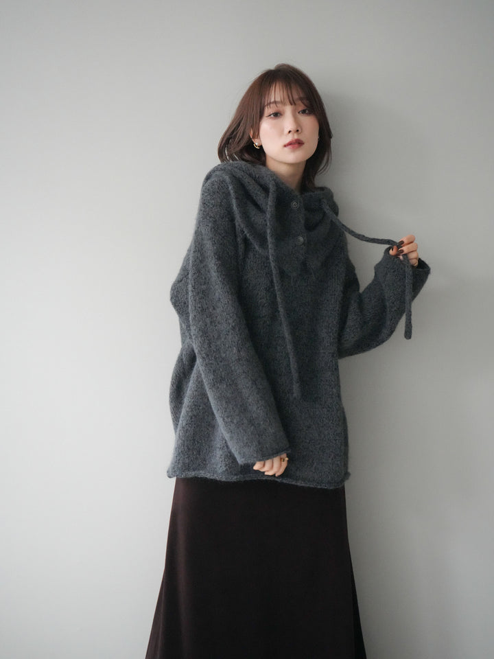 [SET]バラクラバSETニットプルオーバー+バラクラバSETニットプルオーバー(2set)