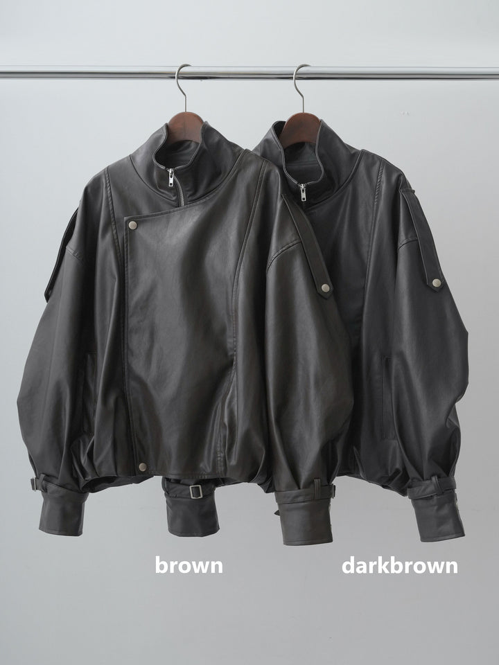 【套裝】蕾絲層疊吊帶連身衣+不對稱翻領外套（兩件組）