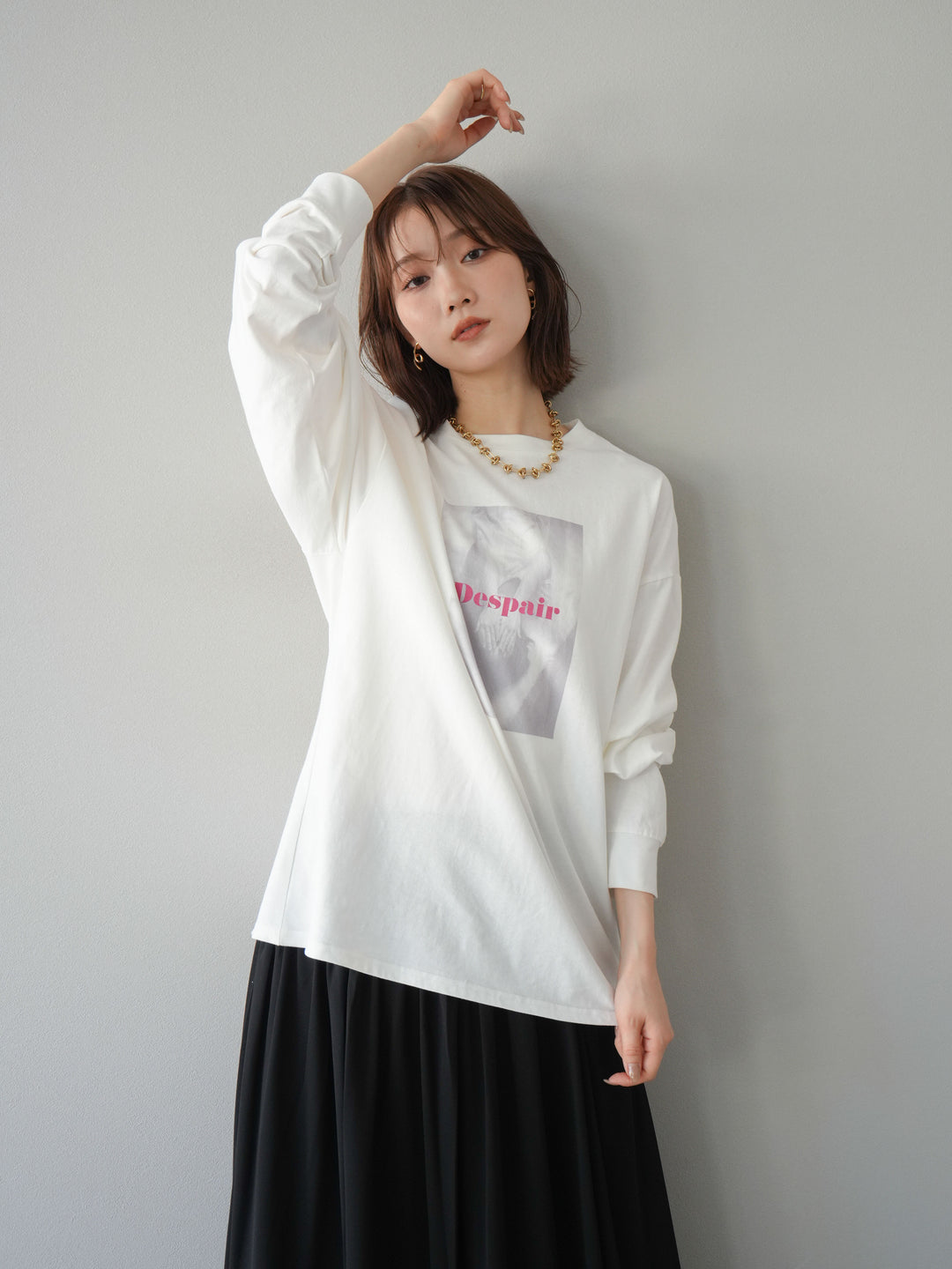 [予約]ウーマンプリントBIGロンT/オフ2