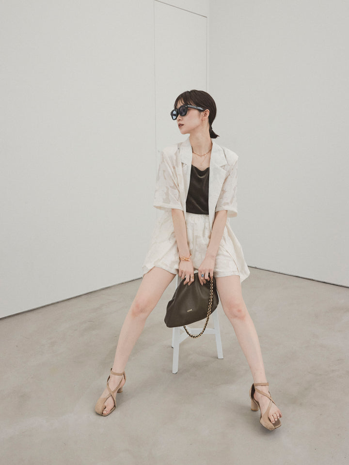 [SET]シアージャガードハーフジャケット＆ハーフパンツSET UP(2set)