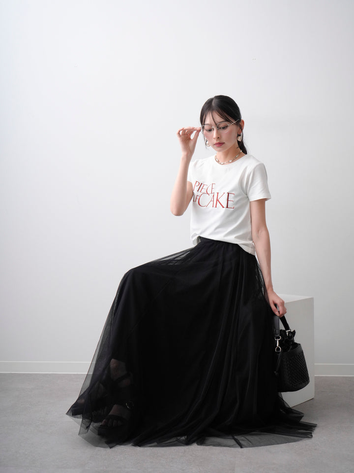 【套裝】刺繡Logo T卹 + 不對稱一觸手手鐲（2件組）
