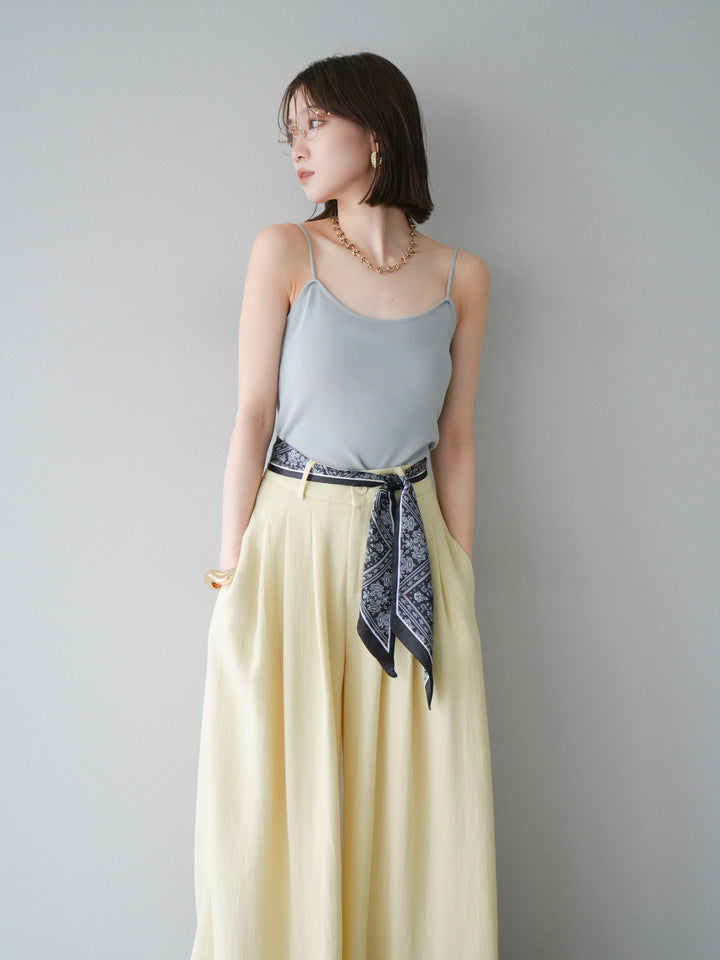 [予約]レーヨンニットキャミソール/グレー