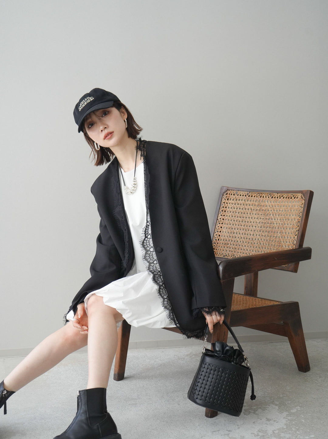 [SET]ノースリバルーンミニワンピース+ノースリバルーンミニワンピース(2set)