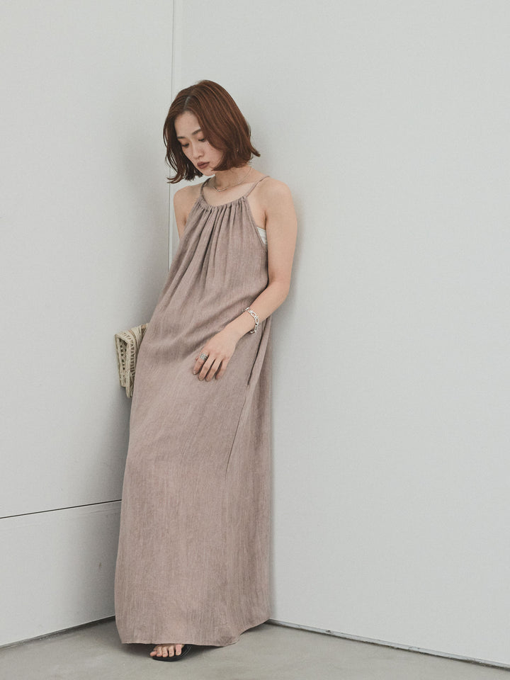 [SET] 不規則染色吊帶裙 + 不規則染色吊帶裙 (2 件套)