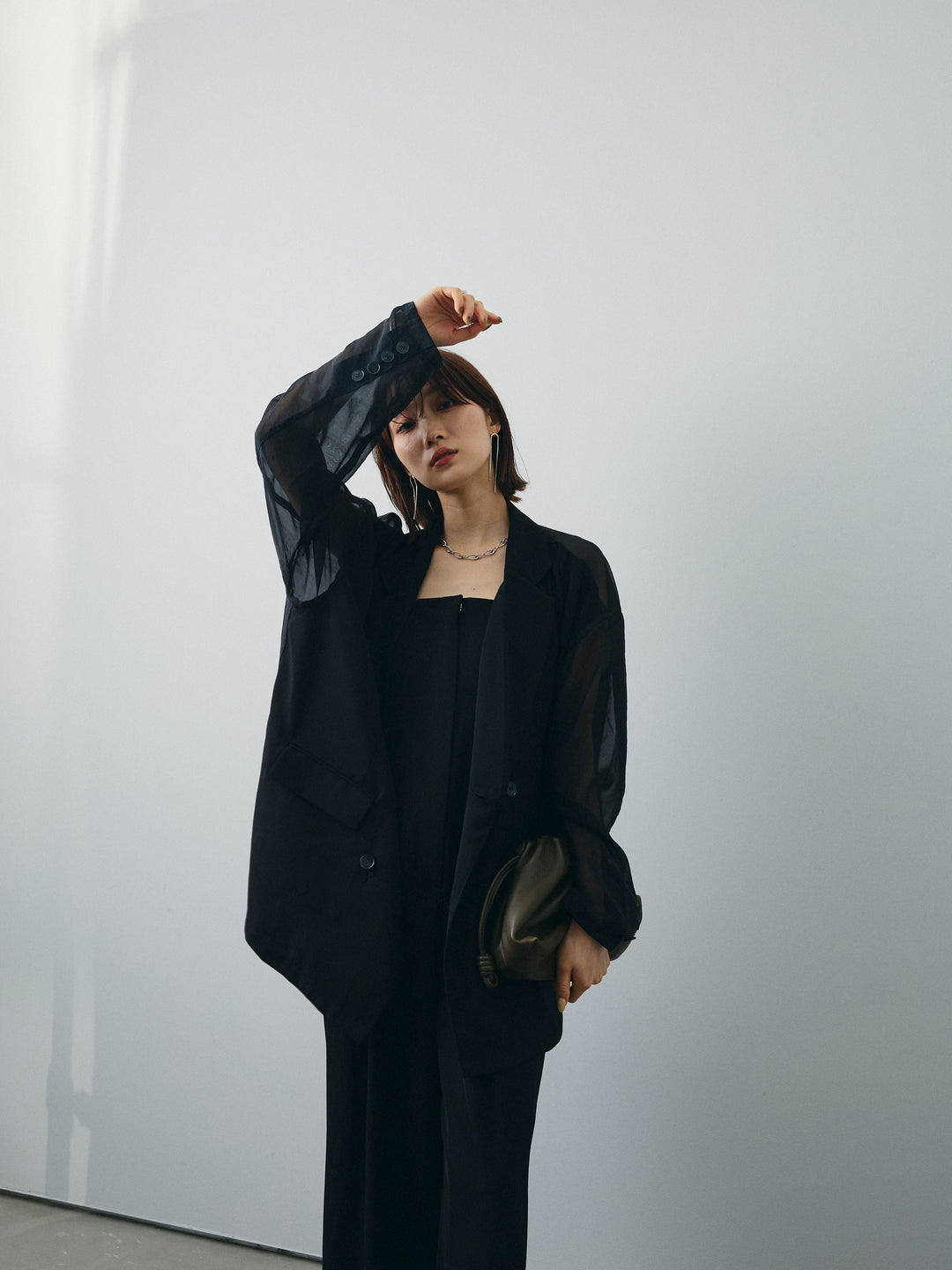 [予約]ベアキャミロンパース/ブラック