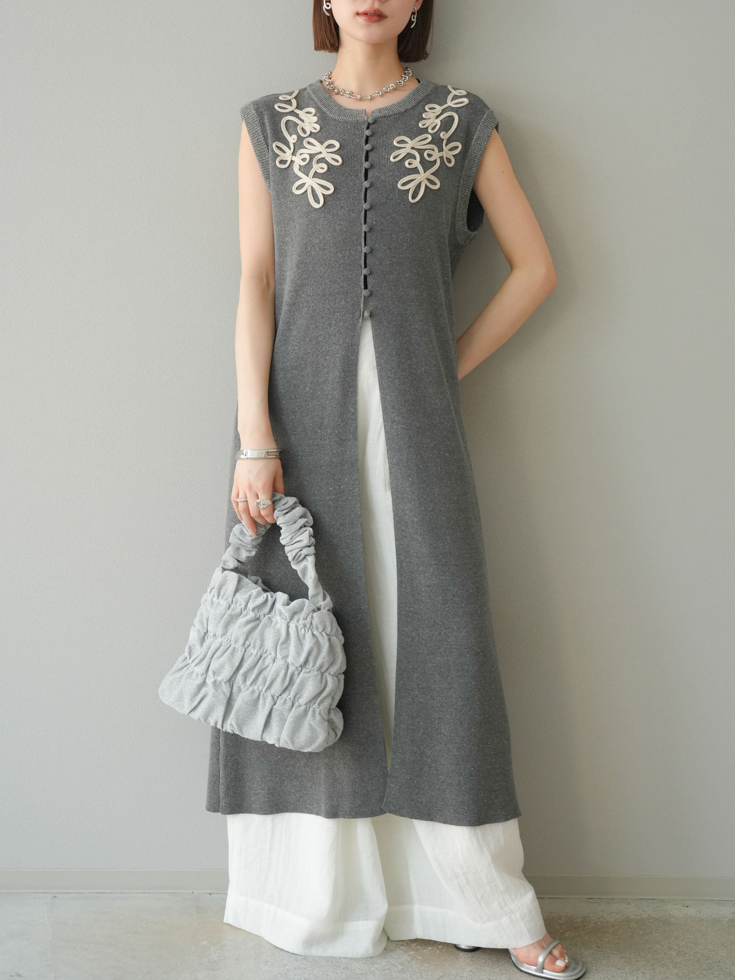 ルネ　ニット　ワンピース　36　レディース　刺繍　ビーズ 楽天市場】ルネ 6412430 ワンピース 36 ブラック ウエスト切替