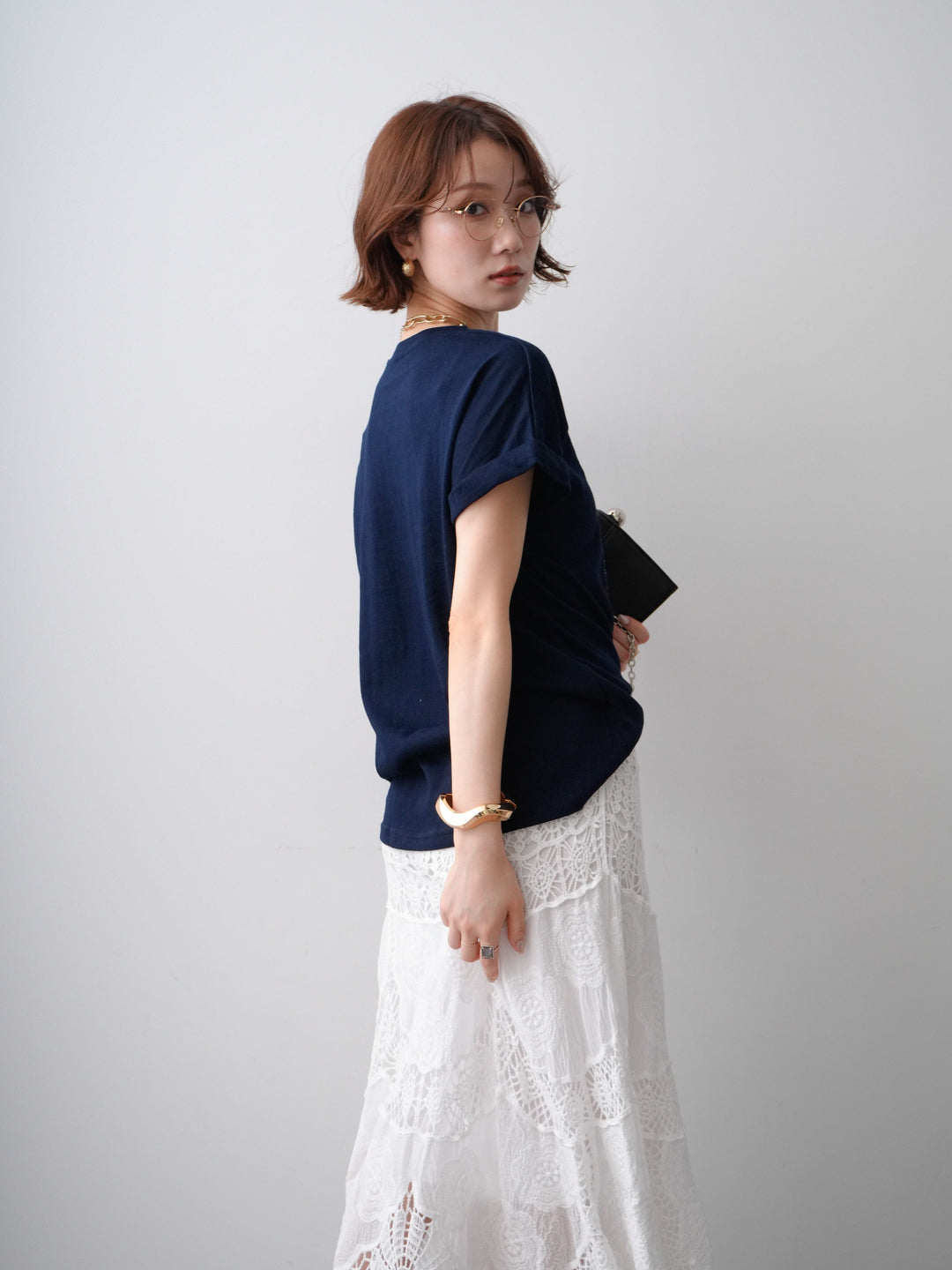 [SET]ドッグエンブロイダリーTEE+選べるアクセセット(2set)