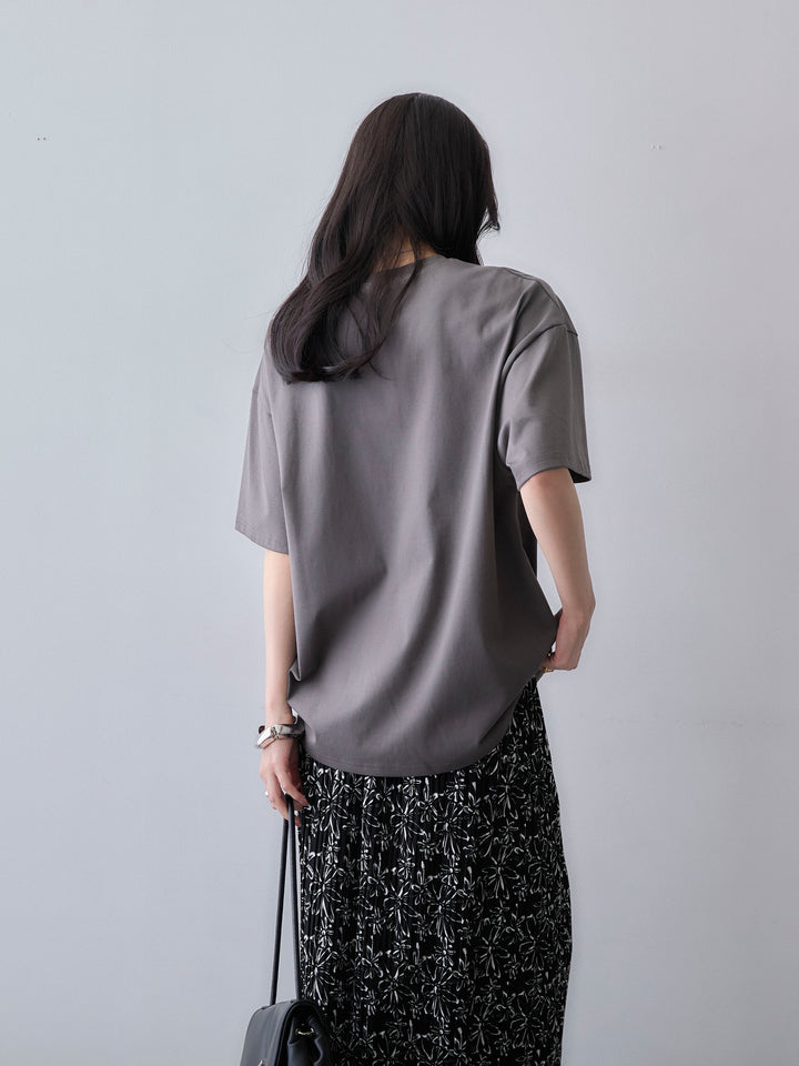 [予約]スタッズロゴTEE/gray