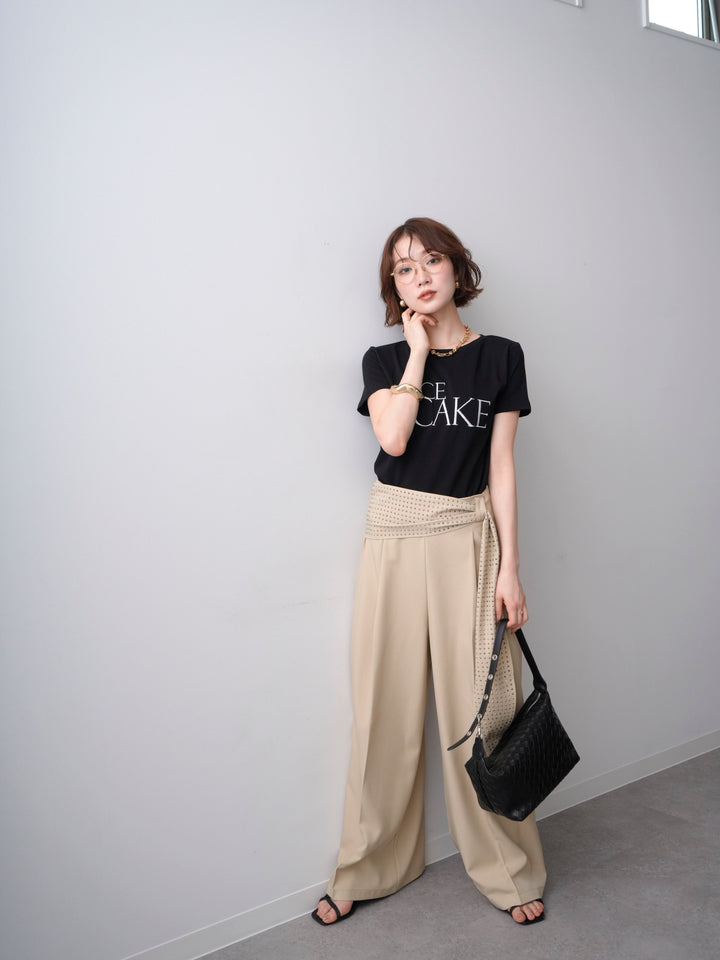 【預購】刺繡Logo T卹/黑色