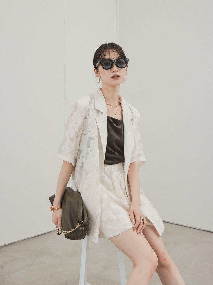 [SET]シアージャガードハーフジャケット＆ハーフパンツSET UP(2set)