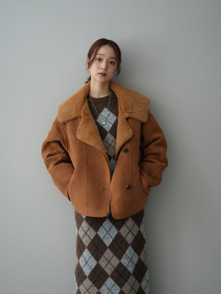 [SET]アーガイルニットプルオーバー&ロングスカートSET UP+アーガイルニットプルオーバー&ロングスカートSET UP(2set)