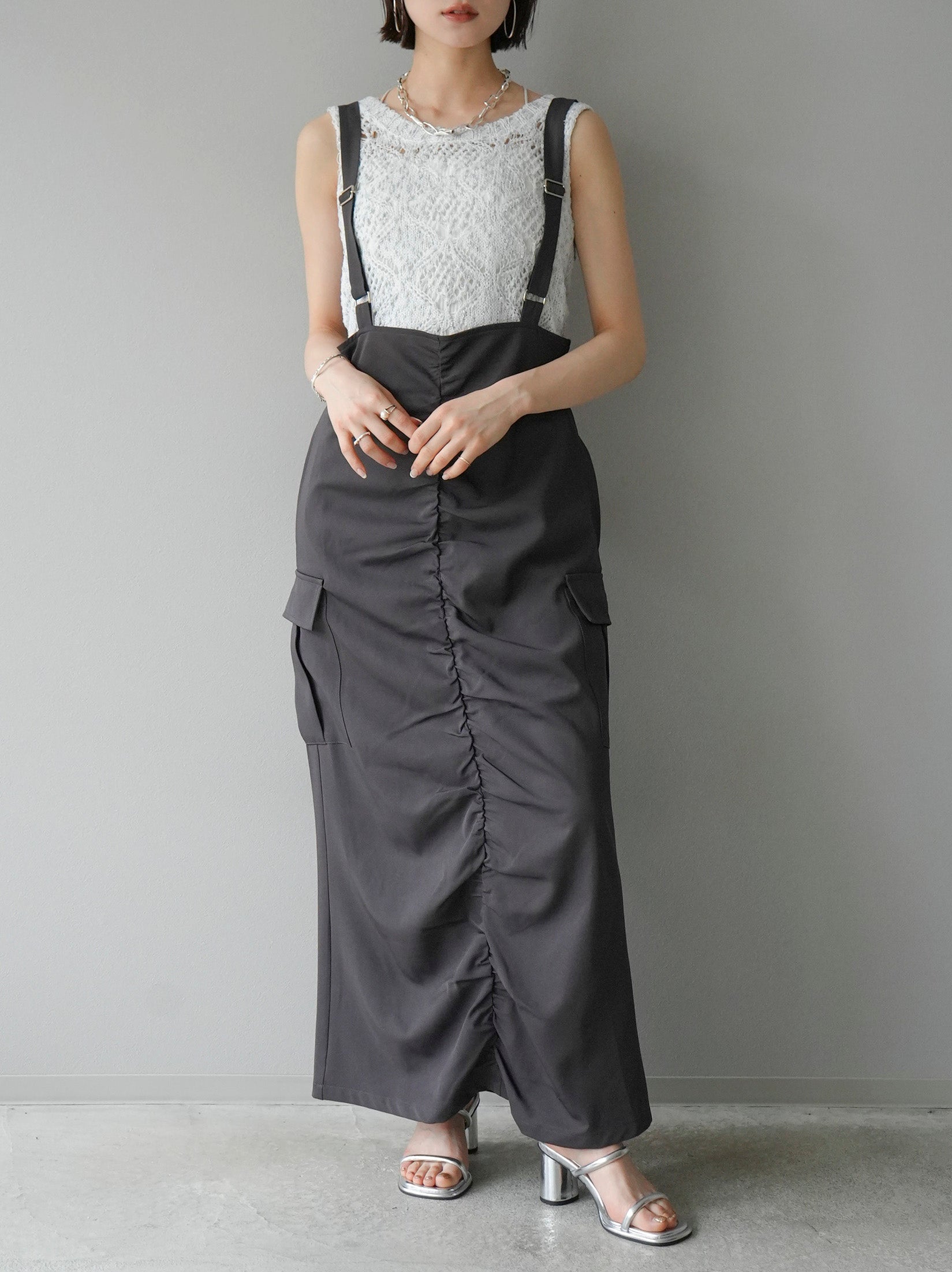 タグ付き新品　MISSONI ラメ　きらきらニットタンクトップ MISSONI Sequin-embellished striped metallic crochet-knit tank