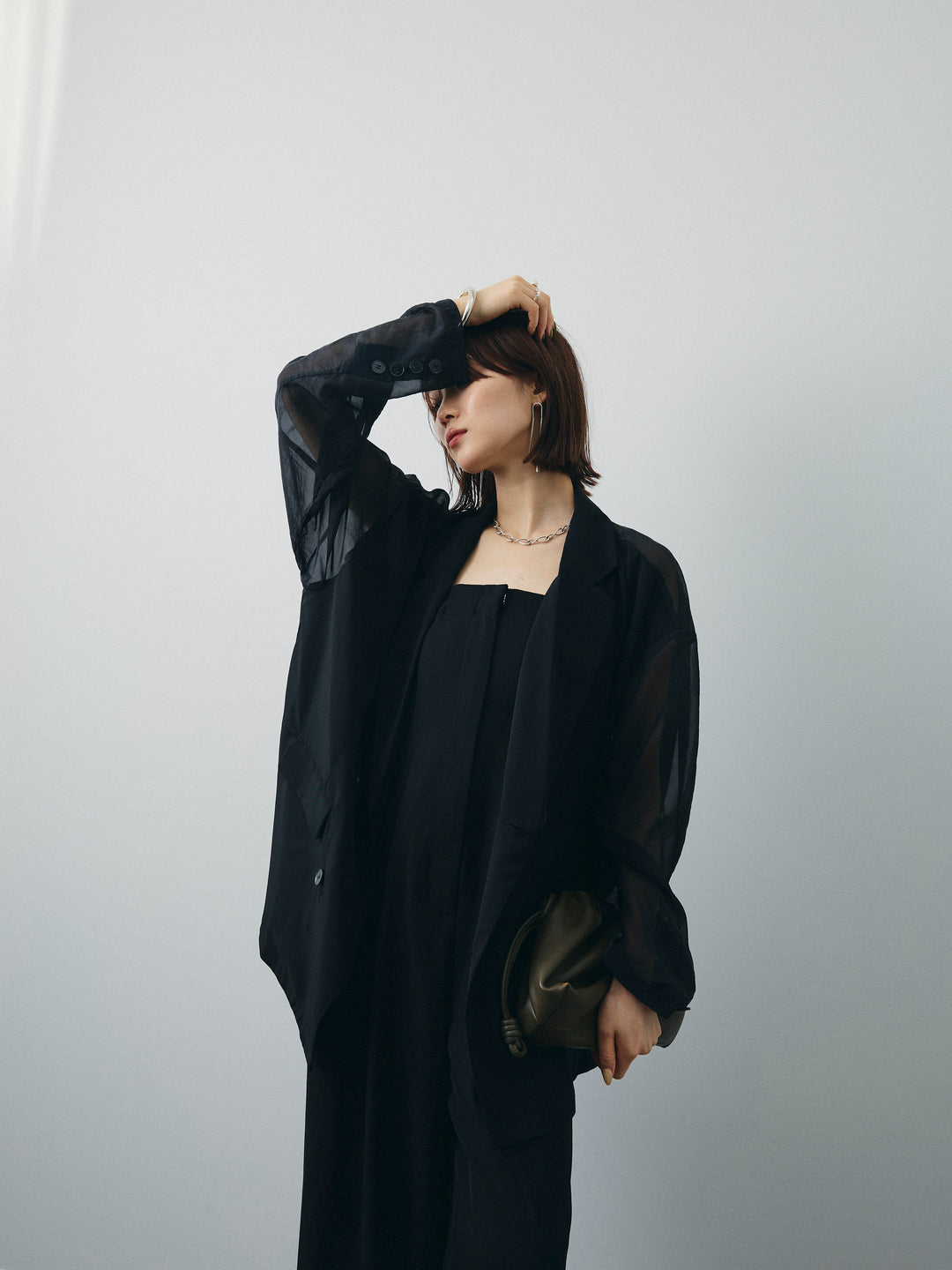 [予約]ベアキャミロンパース/ブラック