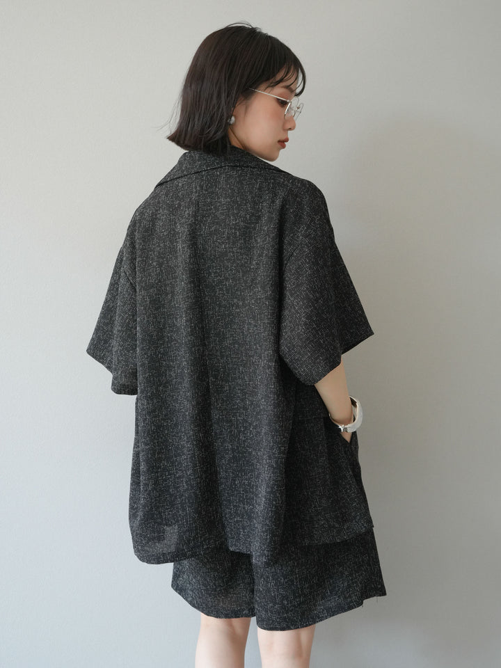 [SET]サマーツイードハーフジャケット+サマーツイードハーフパンツ(2set)