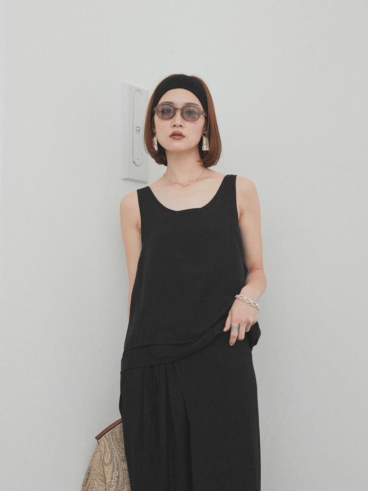 [套裝] 洗衣機緞面透明多層背心 + 洗衣機緞面透明多層背心 (2 套)